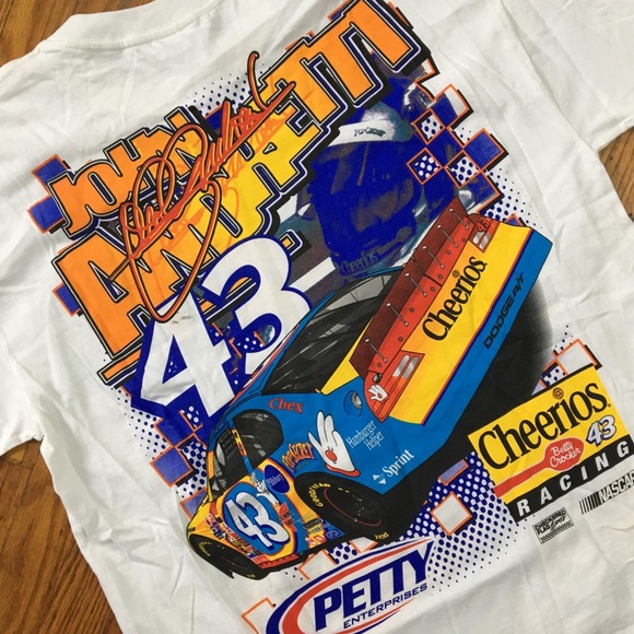 John Andretti NASCAR T Shirt #43 NWOT Rare - Picture 4 of 6